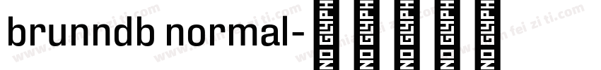 brunndb normal字体转换